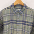エディーバウアー Eddie Bauer 90-00S 白タグ マドラスチェック B.D S/S シャツ メンズ import:L