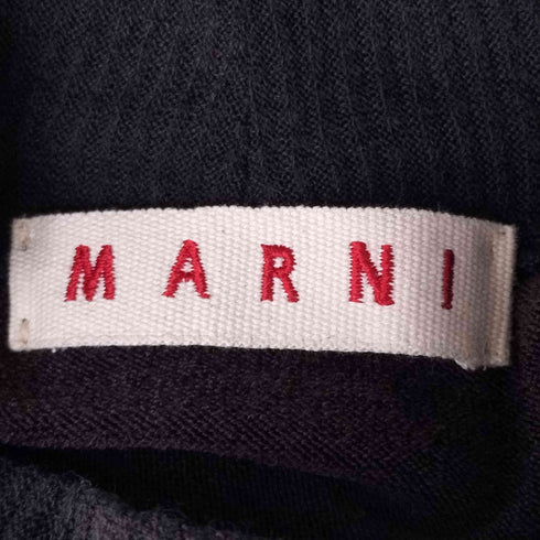 マルニ MARNI フロントダーツ長リブニット レディース