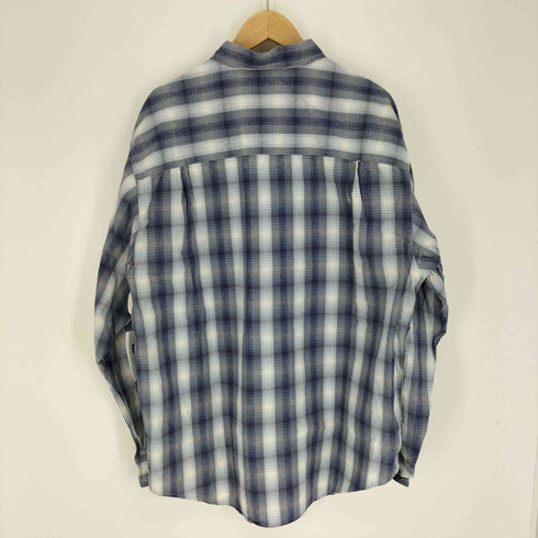 エディーバウアー Eddie Bauer 90-00S 白タグ マドラス グラデーション チェック B.D L/S シャツ メンズ import:L