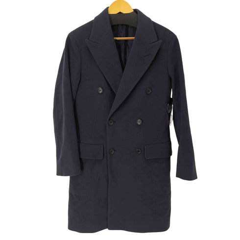 ユナイテッドアローズ UNITED ARROWS メルトン 6ボタン ダブルブレスト チェスターコート メンズ JPN:44