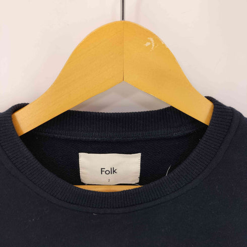 フォーク Folk 無地 L/S スウェット トレーナー メンズ JPN:2