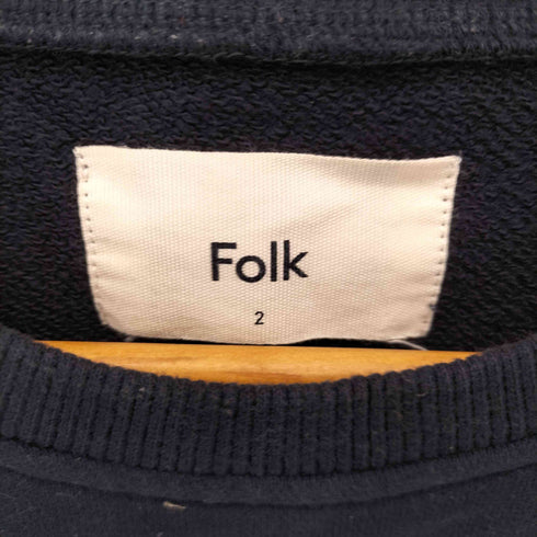 フォーク Folk 無地 L/S スウェット トレーナー メンズ JPN:2