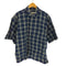 エディーバウアー Eddie Bauer 00S コットン ポリ S/S チェック シャツ メンズ import:L