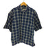 エディーバウアー Eddie Bauer 00S コットン ポリ S/S チェック シャツ メンズ import:L