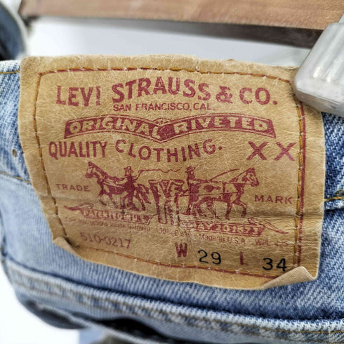 リーバイス Levis USA製 510 ストレートウォッシュドデニム レディース W29 L34