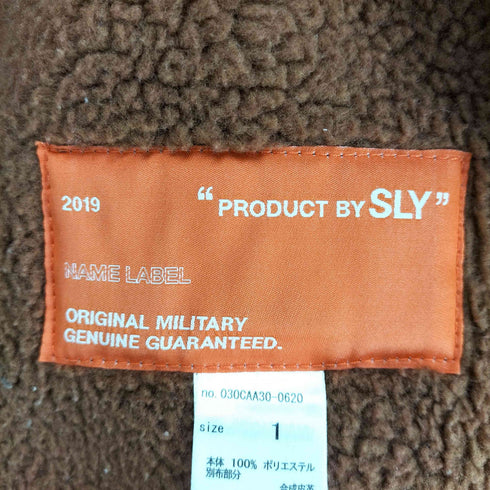 スライ SLY OVER SIZE B-3 レディース JPN:1