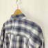TRANS POSITION マドラス チェック フラップ ポケット L/S フランネル シャツ メンズ import:L