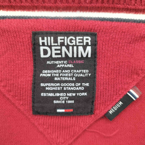 ヒルフィガーデニム HILFIGER DENIM ロゴ刺繍 クルーネック ニット メンズ import:M
