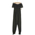 UNDERCOVER WEAR USA製 オフショル ランジェリー ジャンプスーツ レディース import:L