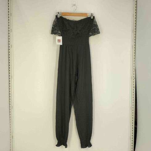 UNDERCOVER WEAR USA製 オフショル ランジェリー ジャンプスーツ レディース import:L