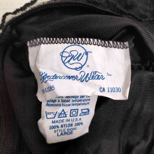 UNDERCOVER WEAR USA製 オフショル ランジェリー ジャンプスーツ レディース import:L
