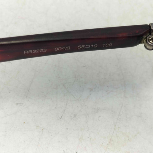 レイバン Ray-Ban コラボ メタルフレーム ハーフリム スクエア サングラス メンズ 55□19 130