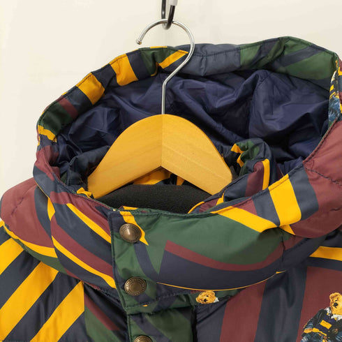 ポロラルフローレン POLO RALPH LAUREN ポニー刺繍 Poloベア キルテッド ダウンジャケット レディース XL/TG