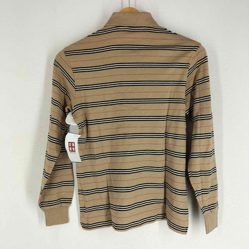 バーバリーズ BURBERRYS 90S ワンポイント刺繍 L/S ボーダーポロシャツ レディース JPN:S
