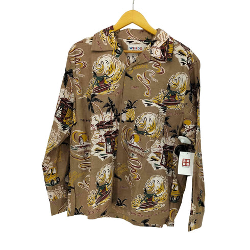 ウィアード WEIRDO 24SS WEIRDO HUT - L/S SHIRTS / RED メンズ JPN:XL