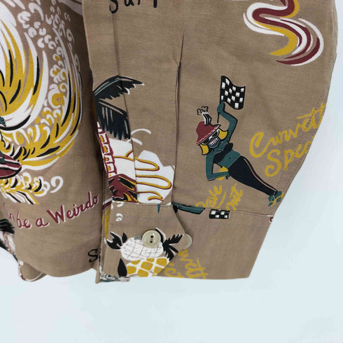 ウィアード WEIRDO 24SS WEIRDO HUT - L/S SHIRTS / RED メンズ JPN:XL
