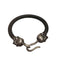 サーティーンデザインズ THIRTEEN DESIGNS KBA-1 SKULL HOOK LEATHER BRACELET Silver スカル レザー ブレスレット メンズ