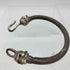 サーティーンデザインズ THIRTEEN DESIGNS KBA-1 SKULL HOOK LEATHER BRACELET Silver スカル レザー ブレスレット メンズ