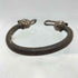 サーティーンデザインズ THIRTEEN DESIGNS KBA-1 SKULL HOOK LEATHER BRACELET Silver スカル レザー ブレスレット メンズ