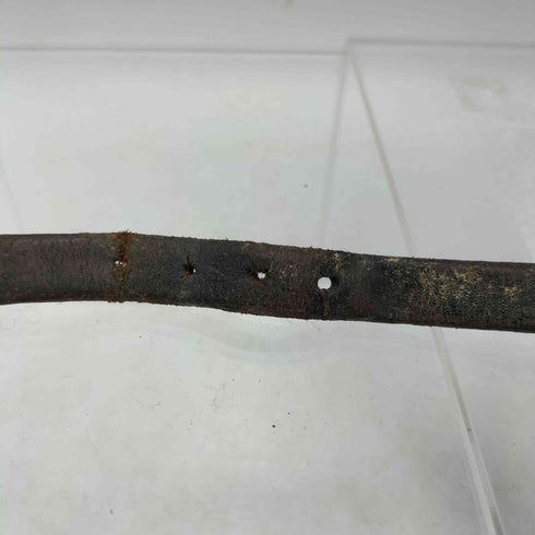 サーティーンデザインズ THIRTEEN DESIGNS KBC-2 DOUBLE ROLLING LEATHER BRACELET SILVER スカル レザー ブレスレット メンズ