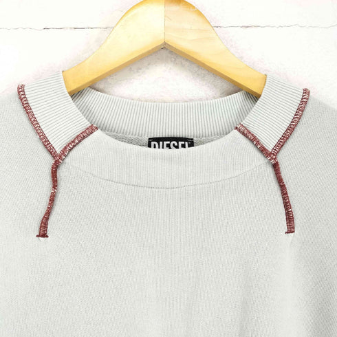 ディーゼル DIESEL GARMENT DYE ステッチデザインスウェット メンズ import:XS