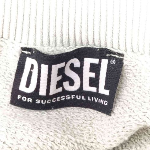 ディーゼル DIESEL GARMENT DYE ステッチデザインスウェット メンズ import:XS