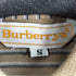 バーバリーズ BURBERRYS 90S ワンポイント刺繍 S/S ボーダーポロシャツ レディース JPN:S