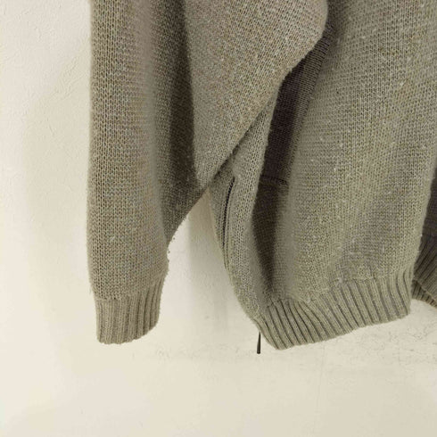 ザラ ZARA KNIT CARDIGAN WITH SIDE ZIPS ジップアップニットカーディガン レディース S-M