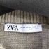 ザラ ZARA KNIT CARDIGAN WITH SIDE ZIPS ジップアップニットカーディガン レディース S-M