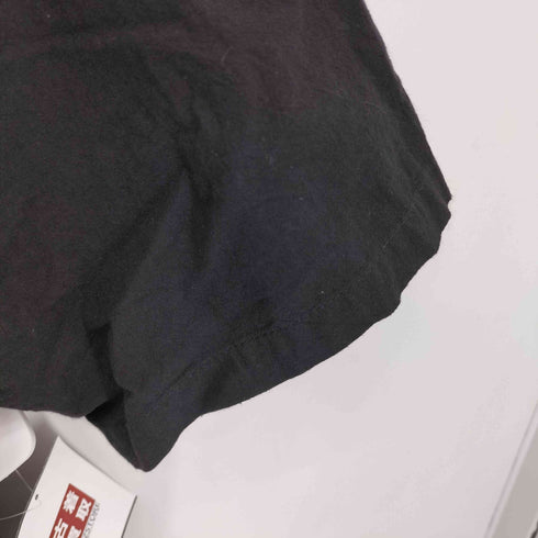 フロントレース装飾 コットン S/S シャツ メンズ