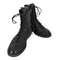 ヨウジヤマモト Yohji Yamamoto サイドジップ レースアップ レザーブーツ レディース 3