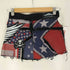 ASHBA SWAS Flag Punk Mini Skirt フラッグ スカル パッチワーク パンク ミニ スカート レディース