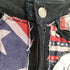 ASHBA SWAS Flag Punk Mini Skirt フラッグ スカル パッチワーク パンク ミニ スカート レディース