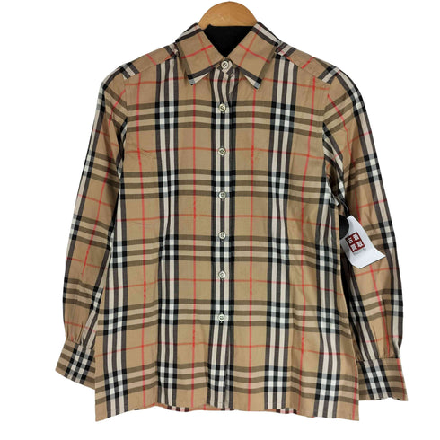 バーバリーズ BURBERRYS シャドーホース L/S ノバチェックシャツ レディース JPN:1