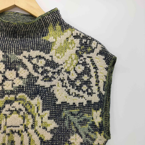 ケンゾー KENZO イタリア製 花柄 ウール ベスト レディース JPN:M