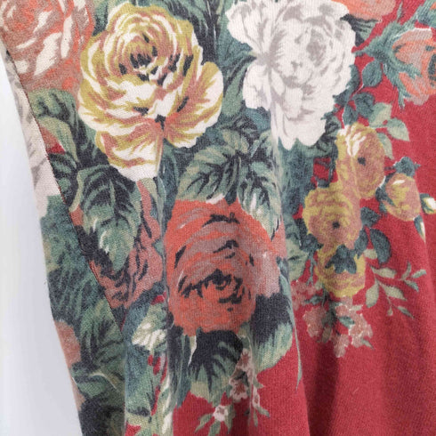 ケンゾージーンズ KENZO JEANS モヘヤ ハイネック 花柄 ニット セーター レディース JPN:M