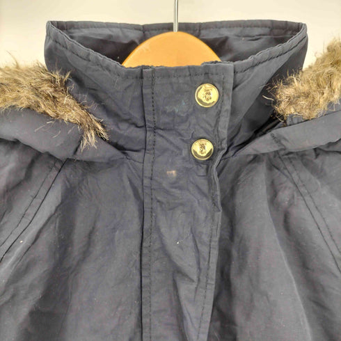 トミーヒルフィガー TOMMY HILFIGER 裏地 ストライプ ファーフーデッド マウンテン パーカー ジャケット レディース import:XS