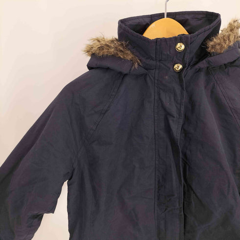 トミーヒルフィガー TOMMY HILFIGER 裏地 ストライプ ファーフーデッド マウンテン パーカー ジャケット レディース import:XS