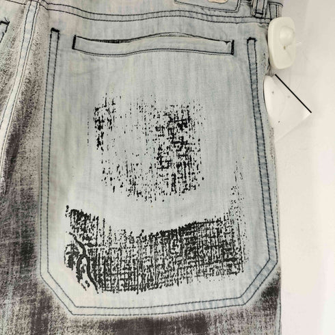 ディーゼル DIESEL ステインプリント ワイドベイカーパンツ メンズ 32