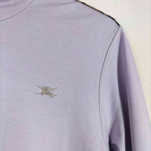 バーバリーゴルフ BURBERRY GOLF ワンポイント刺繍モックネック L/S ストレッチカットソー レディース LL