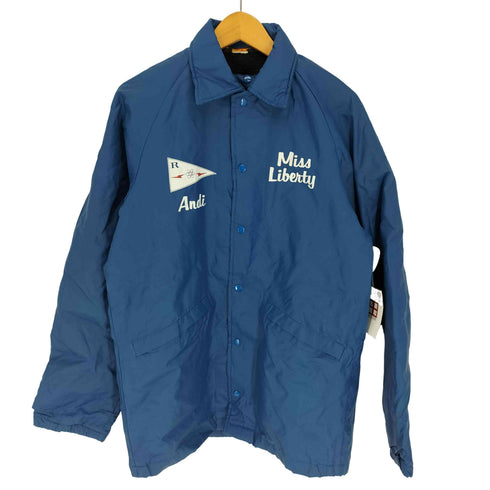 プラジャック Pla-Jac 70-80S 三角タグ Richland Yacht Club ヨット クラブ プリント 裏起毛 コーチ ジャケット メンズ