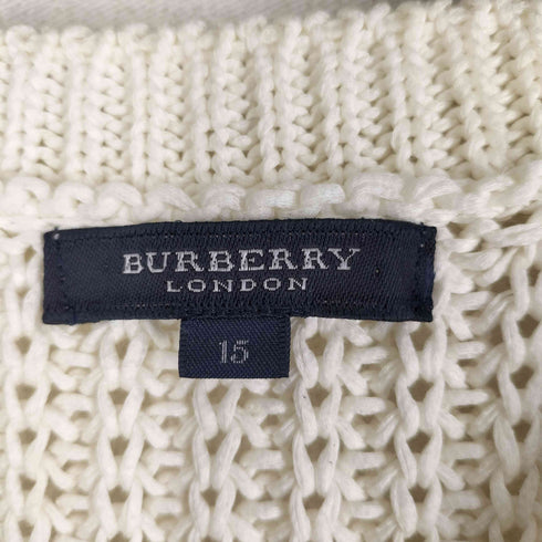 バーバリーロンドン BURBERRY LONDON コットンニットベスト レディース JPN:15号