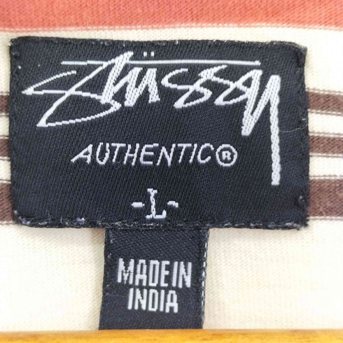 ステューシー Stussy 00S ボーダー タンクトップ メンズ JPN:L