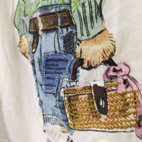 ポロラルフローレン POLO RALPH LAUREN ポロベアプリントS/Sカットソー レディース import:L