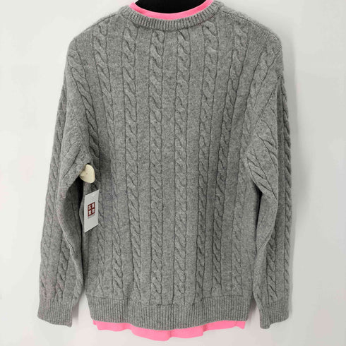 ミスタージェントルマン MISTER GENTLEMAN LAYERED CREW KNIT メンズ JPN:S