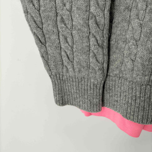 ミスタージェントルマン MISTER GENTLEMAN LAYERED CREW KNIT メンズ JPN:S