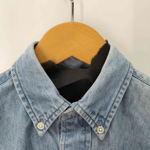 ポロバイラルフローレン Polo by RALPH LAUREN スモールポニー刺繍L/Sボタンダウンデニムシャツ メンズ import:M