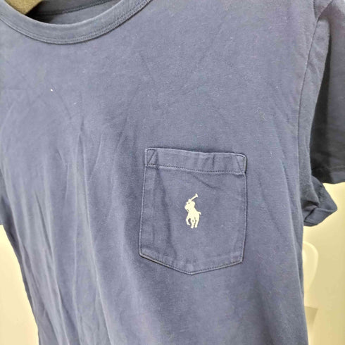 ポロラルフローレン POLO RALPH LAUREN スモールポニー刺繍ポケットS/Sワンピース レディース import:M