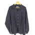 ポロバイラルフローレン Polo by RALPH LAUREN 90s リネン61 シルク39 紫裾ポニー オープンカラー 長袖シャツ メンズ import:XL