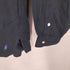 ポロバイラルフローレン Polo by RALPH LAUREN 90s リネン61 シルク39 紫裾ポニー オープンカラー 長袖シャツ メンズ import:XL